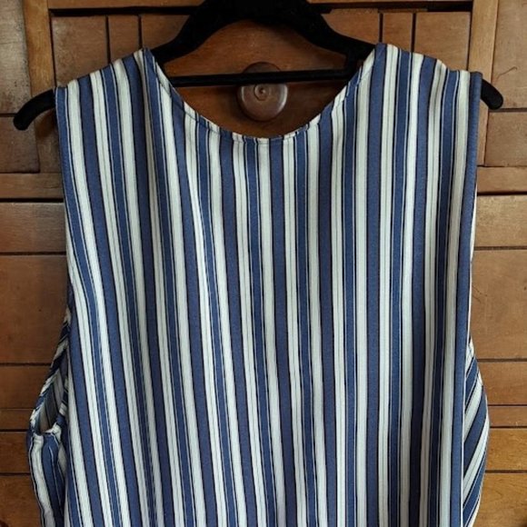 Vintage Cotton Ginny Cotton Blend Vest  c 1980s - Picture 2 of 14